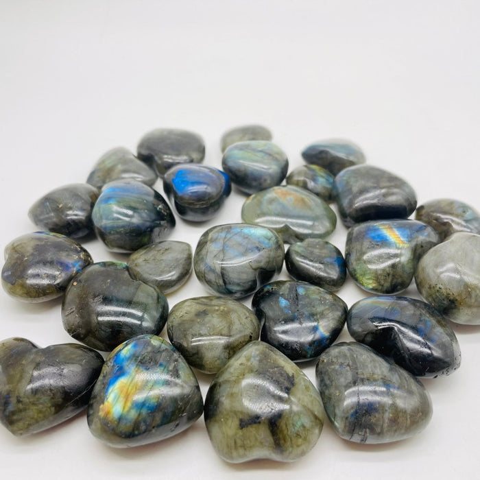 Small Labradorite Heart Wholesale
