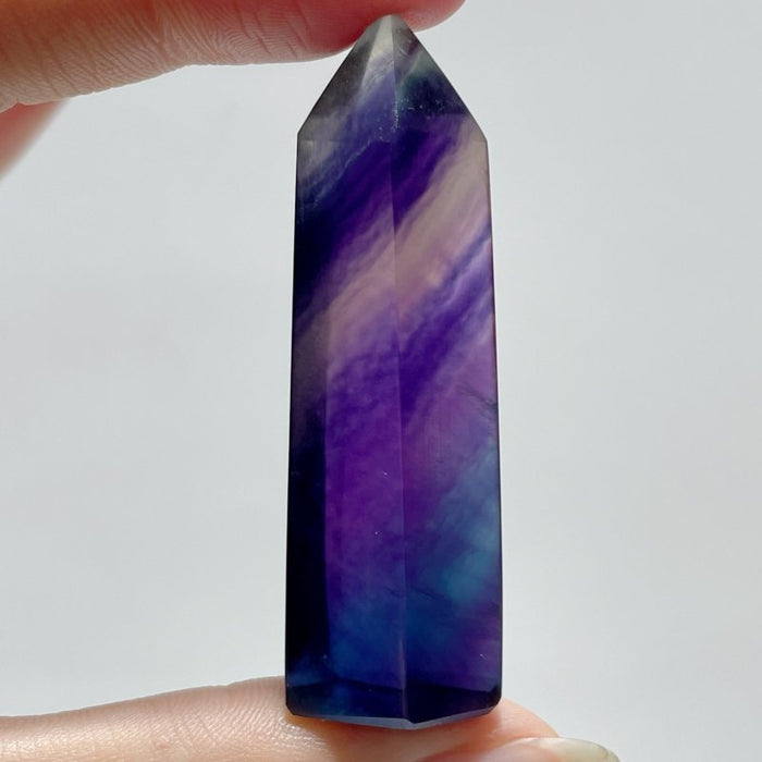 Small Rainbow Fluorite Point Tower Wholesale