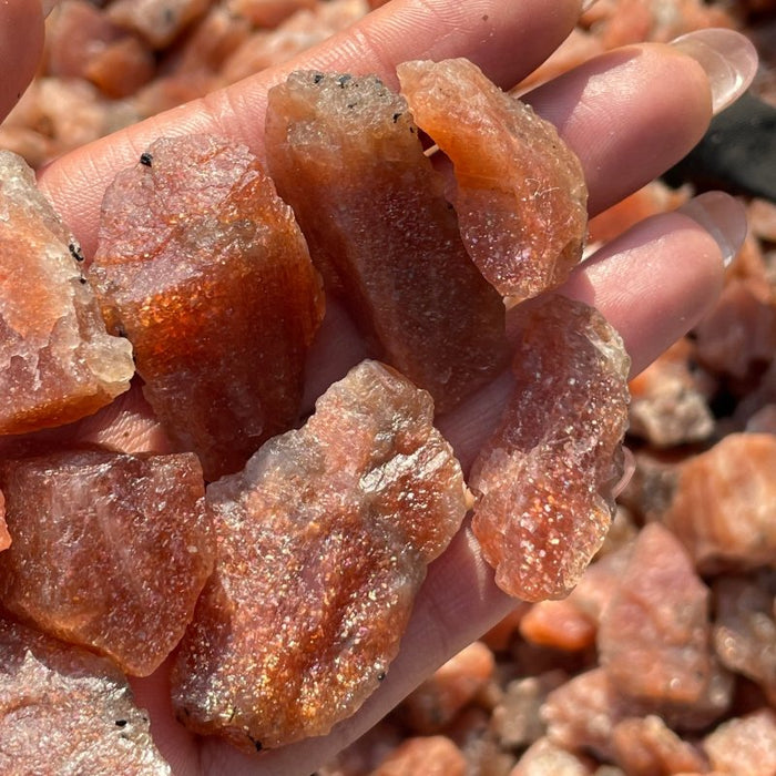 Small Raw High Quality Sunstone Wholesale