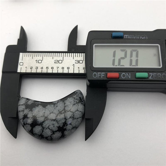 Snowflake Obsidian Shaped Stars&Moon Crystal Healing Stone