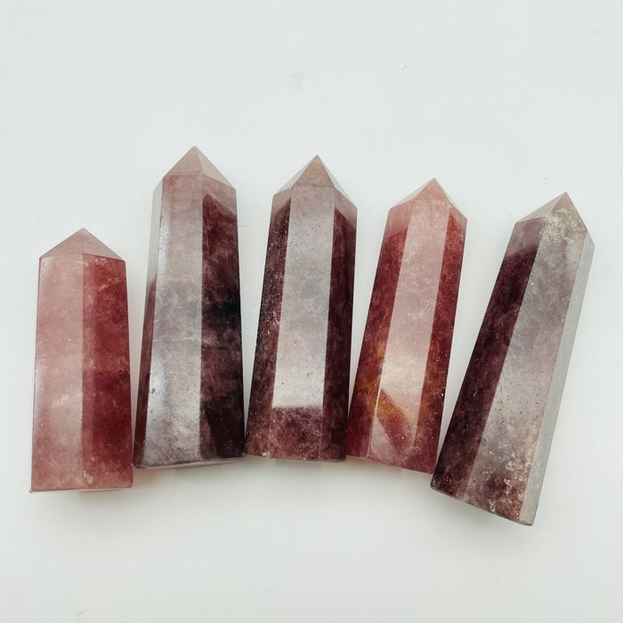 Strawberry Quartz Tower Point Wholesale