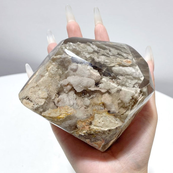 Thousand Layer Clear Garden Quartz Polished Crystal