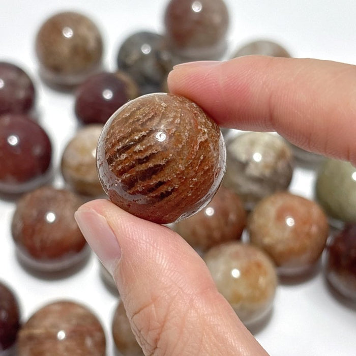 Thousand Layer Garden Quartz Spheres Wholesale