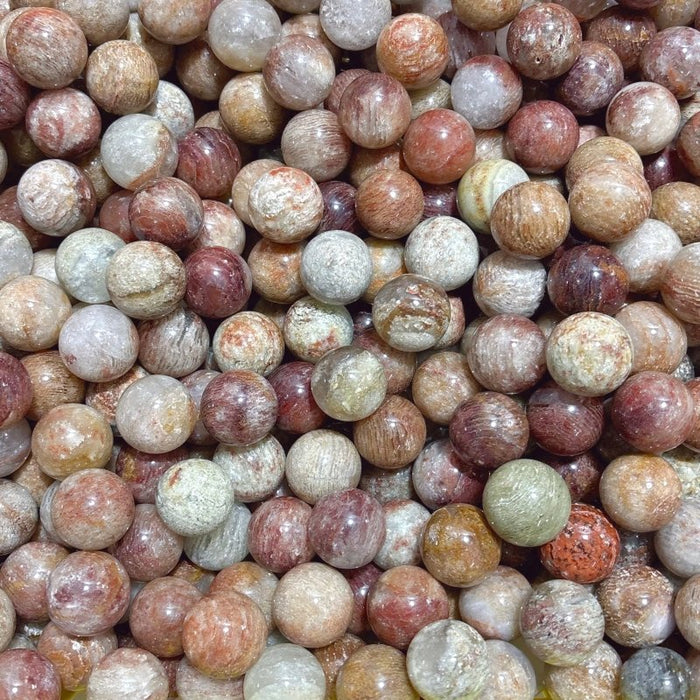 Thousand Layer Garden Quartz Spheres Wholesale