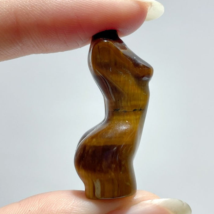 Tiger Eye Goddess Carving Wholesale