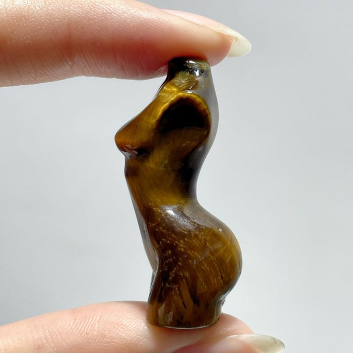 Tiger Eye Goddess Carving Wholesale