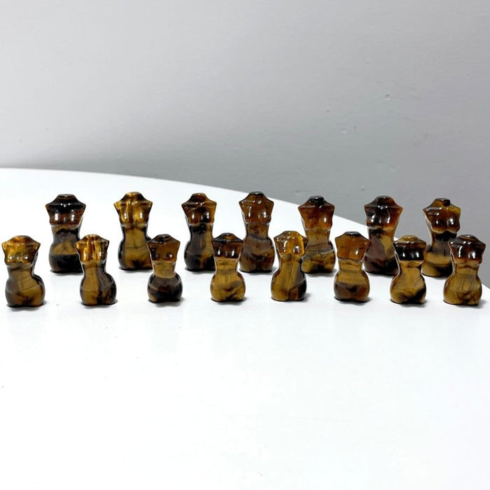 Tiger Eye Goddess Carving Wholesale