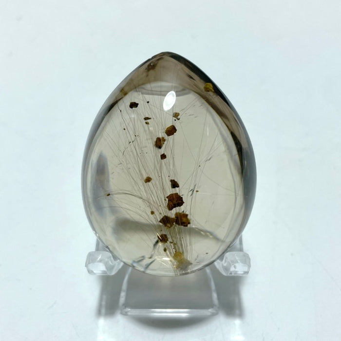 Unique Clear Rutile Mixed Garden Quartz Crystal