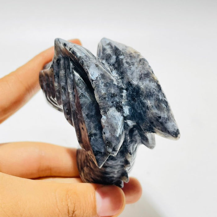 Unique Larvikite Stone Combination Dragon Carving Wholesale