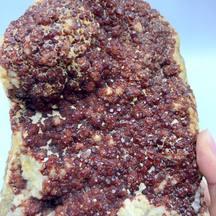 Unique Natural Color Garnet Crystal Specimen