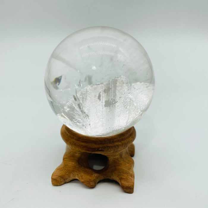 Unique Quartz In Quartz Clear Crystal Sphere