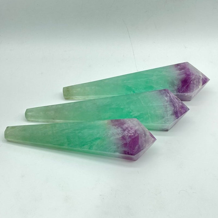 Watermelon Colourful Fluorite Point Magic Scepter Wand Wholesale