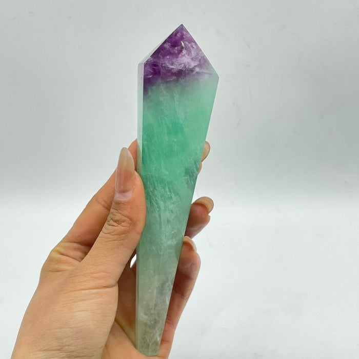 Watermelon Colourful Fluorite Point Magic Scepter Wand Wholesale