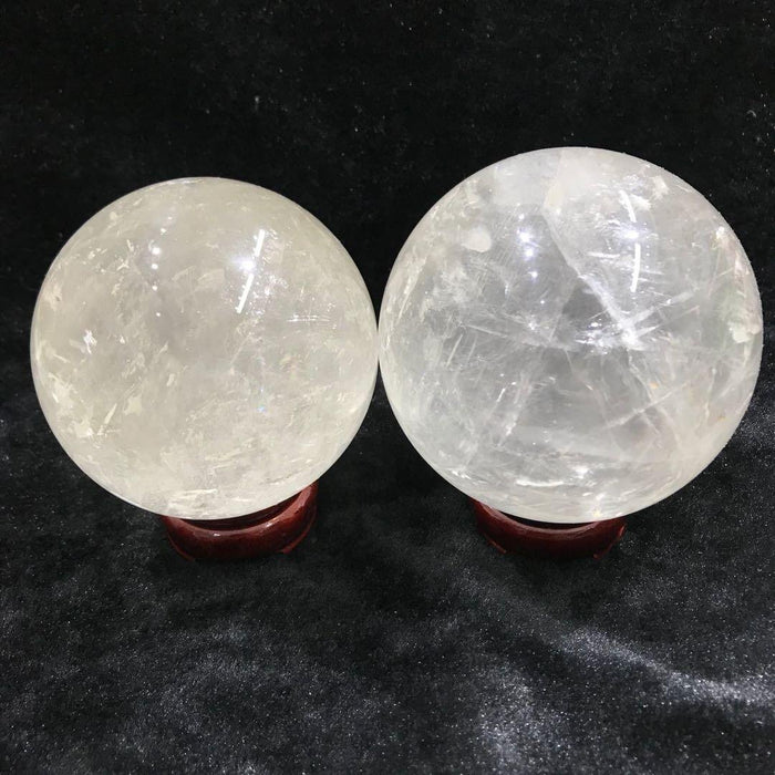 White Calcite Rainbow Sphere Ball Wholesale