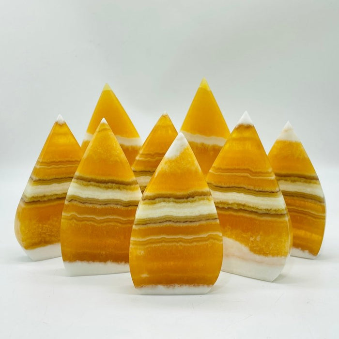 Yellow Calcite Arrow Head Shape Crystal Wholesale