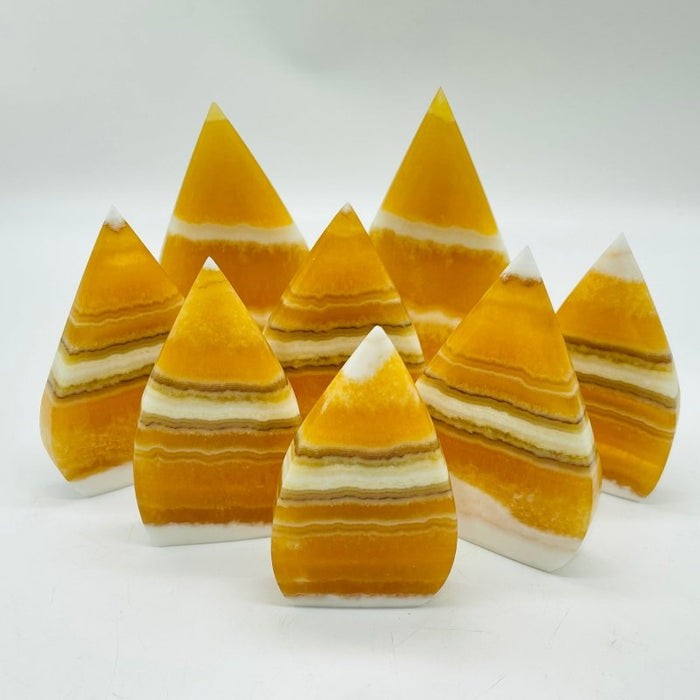 Yellow Calcite Arrow Head Shape Crystal Wholesale