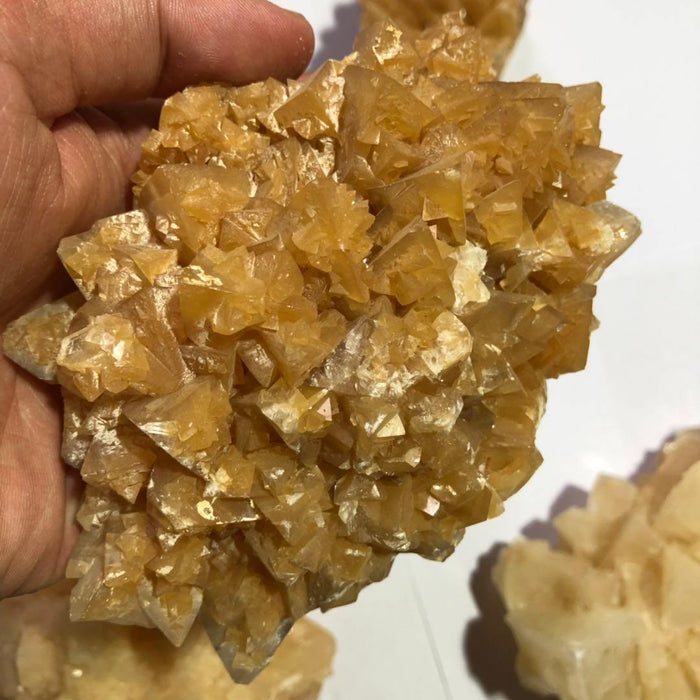 Yellow Calcite Cluster Wholesale