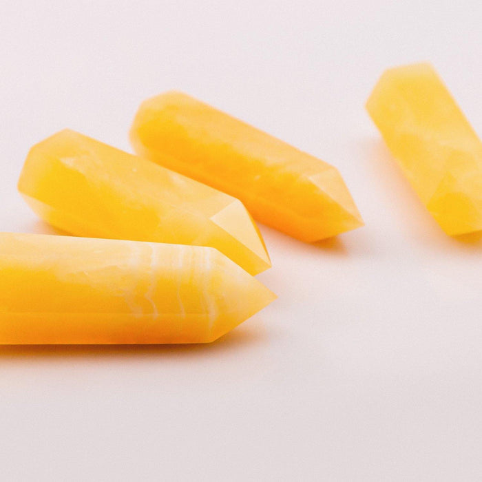 Yellow Calcite Tower Points Wholesale