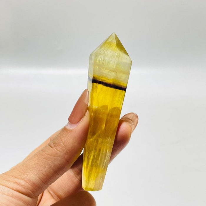 Yellow Fluorite Scepter Point Magic Wand Wholesale