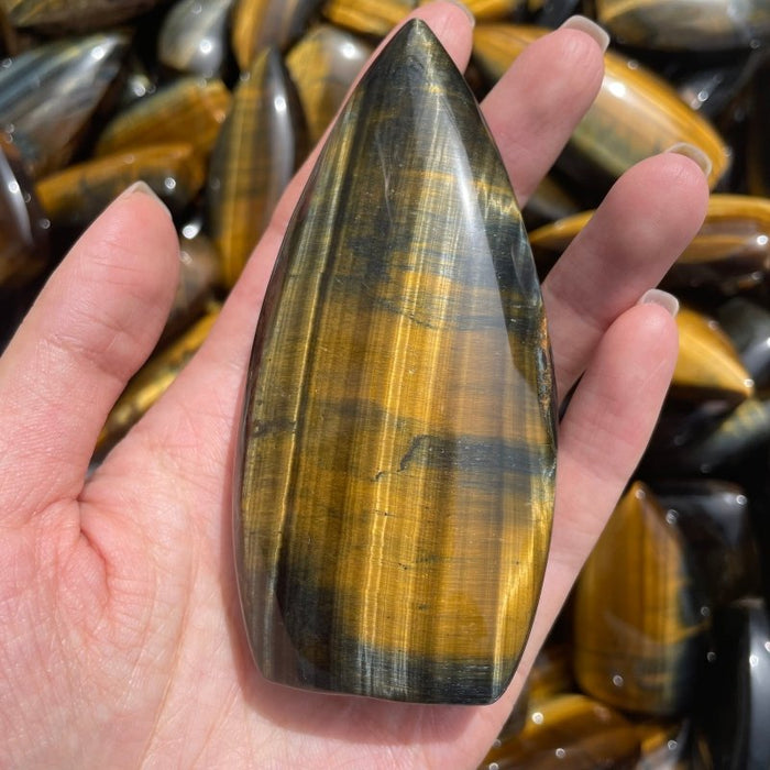 Yellow Tiger Eye Arrow Head Shape Wholesale