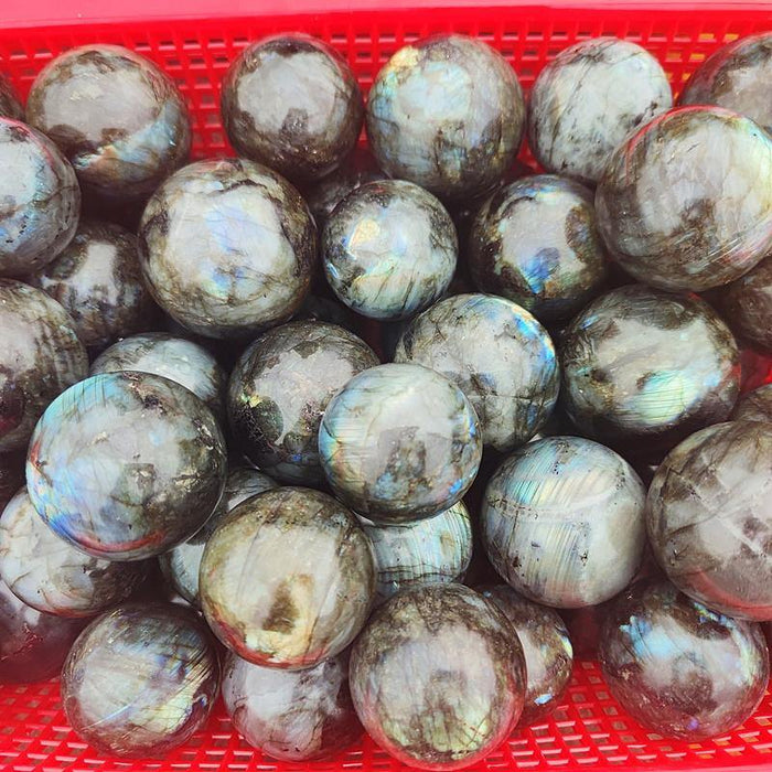Yellow&Blue Labradorite Sphere Ball Wholesale