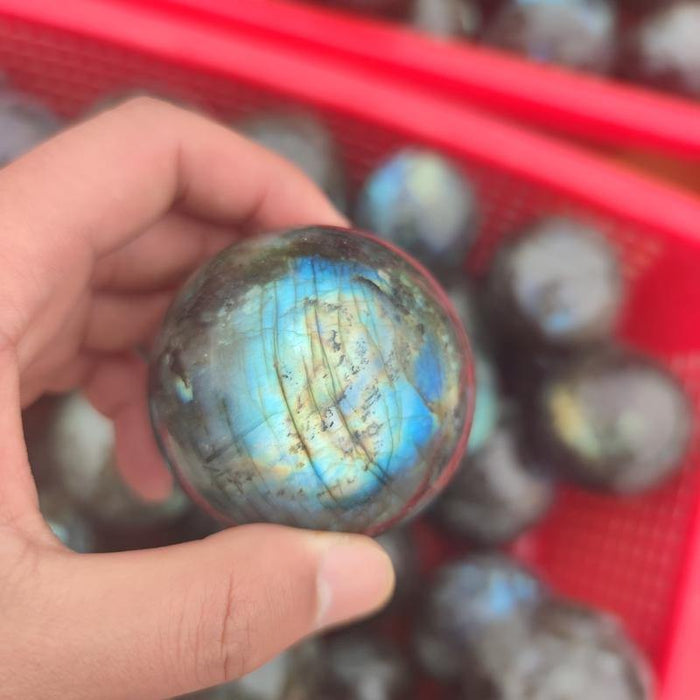 Yellow&Blue Labradorite Sphere Ball Wholesale