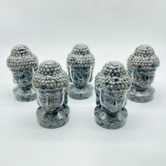 Yooperlite Buddha Head Carving Wholesale (UV Reactive)