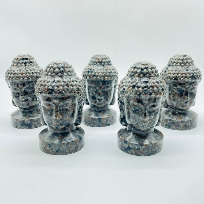 Yooperlite Buddha Head Carving Wholesale (UV Reactive)