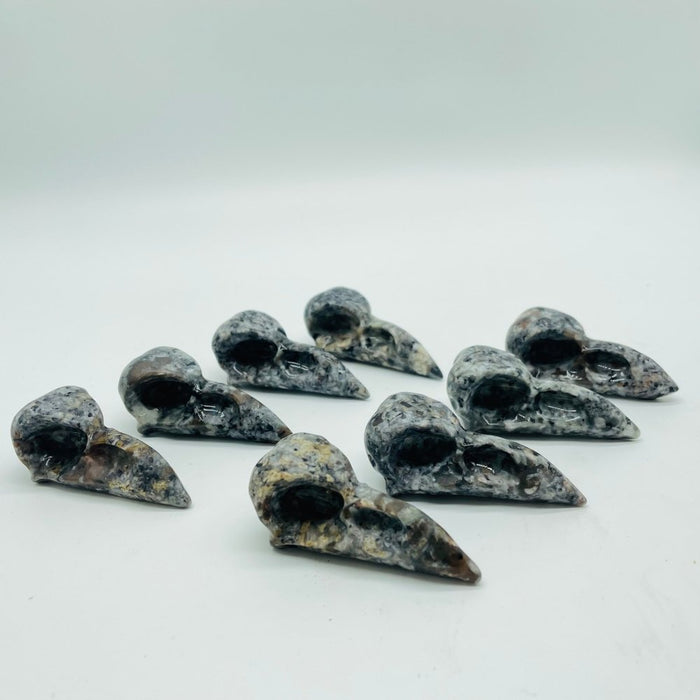 Yooperlite Crow Skull Carving Wholesale