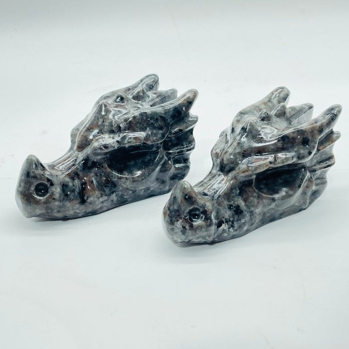 Yooperlite Dragon Head Carving Wholesale (UV Reactive)