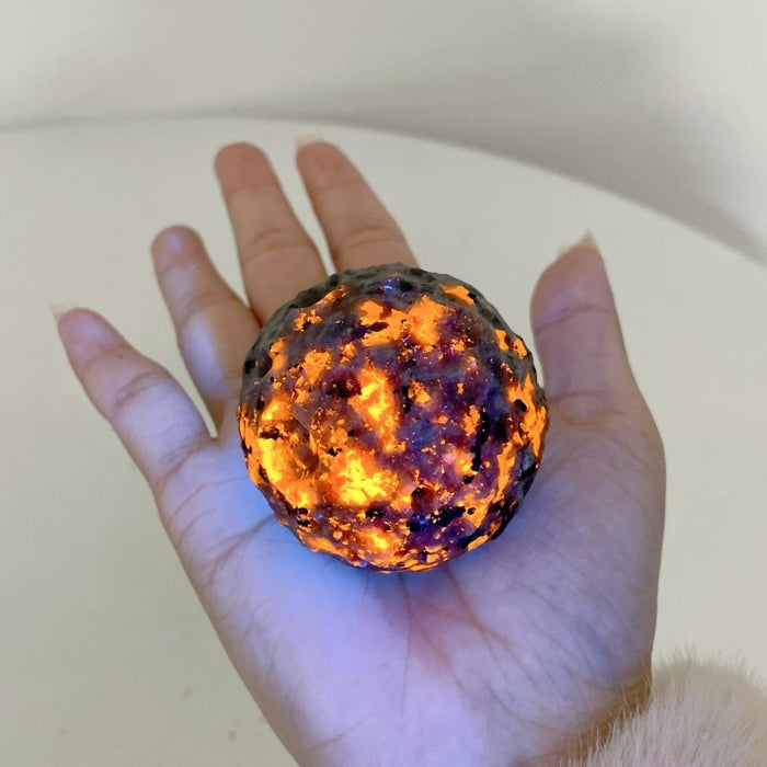 Yooperlite Moon Carving Wholesale (UV Reactive)