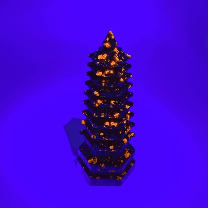 Yooperlite Wenchang Tower 9-level Pagoda Wholesale (UV Reactive)
